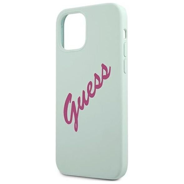 Guess Etui Guess GUHCP12LLSVSBF Apple iPhone 12 Pro Max niebieski fuksja/blue fuschia hardcase Silicone Vintage