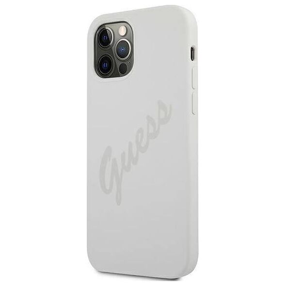 Guess Etui Guess GUHCP12LLSVSCR Apple iPhone 12 Pro Max kremowy/cream hardcase Script Vintage