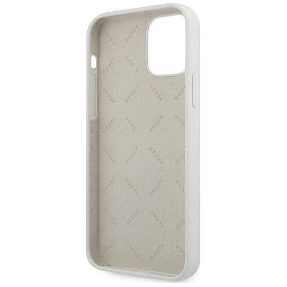 Guess Etui Guess GUHCP12LLSVSCR Apple iPhone 12 Pro Max kremowy/cream hardcase Script Vintage