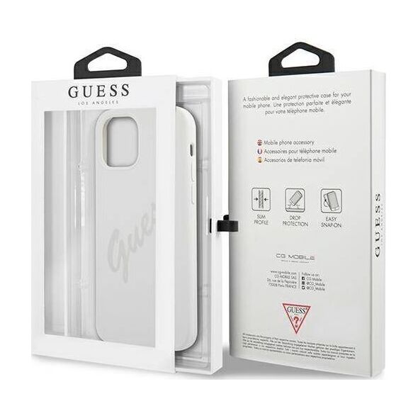 Guess Etui Guess GUHCP12LLSVSCR Apple iPhone 12 Pro Max kremowy/cream hardcase Script Vintage