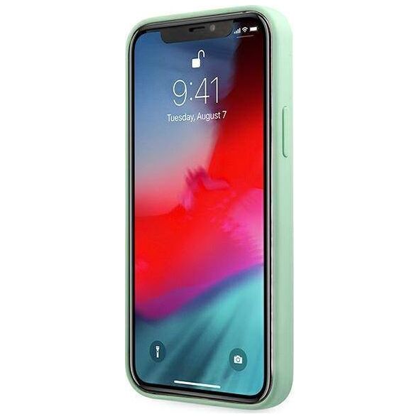 Guess Etui Guess GUHCP12MLSLMGGN Apple iPhone 12/12 Pro zielony/green hardcase Metal Logo Script