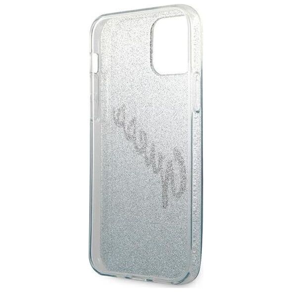 Guess Etui Guess GUHCP12MPCUGLSBL Apple iPhone 12/12 Pro niebieski/blue hardcase Glitter Gradient Script