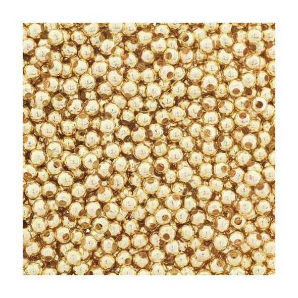 Titanum Koraliki plastikowe 40g złote