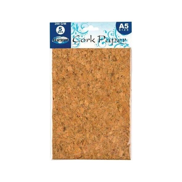 Centrum Papier korkowy A5 5szt 80313