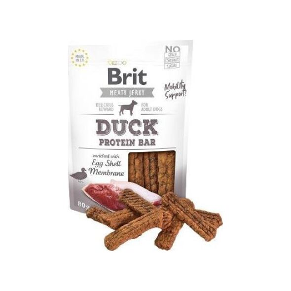 Brit BRIT MEATY JERKY Duck Protein Bar KACZKA 80g