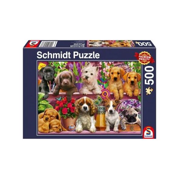 Schmidt Spiele Puzzle PQ 500 Psy na półce