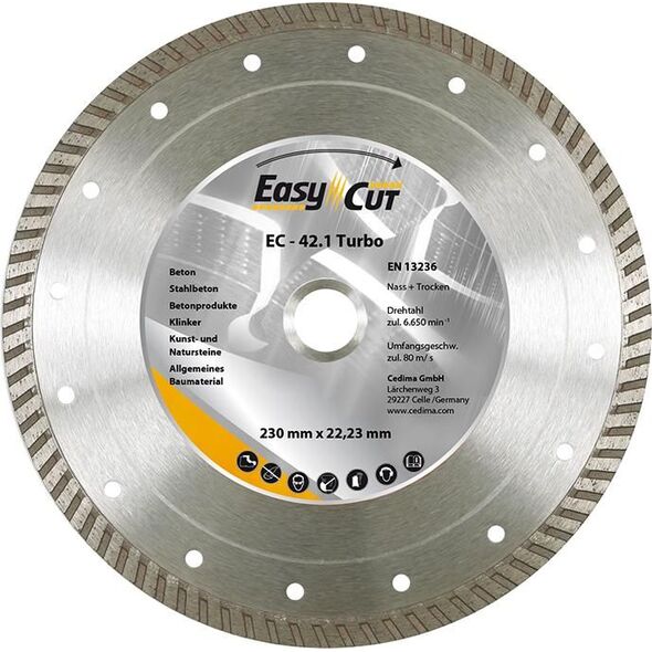 3M Diamentowa tarcza do cięcia EC-42.1 230x2,6x10x22,23mm CEDIMA