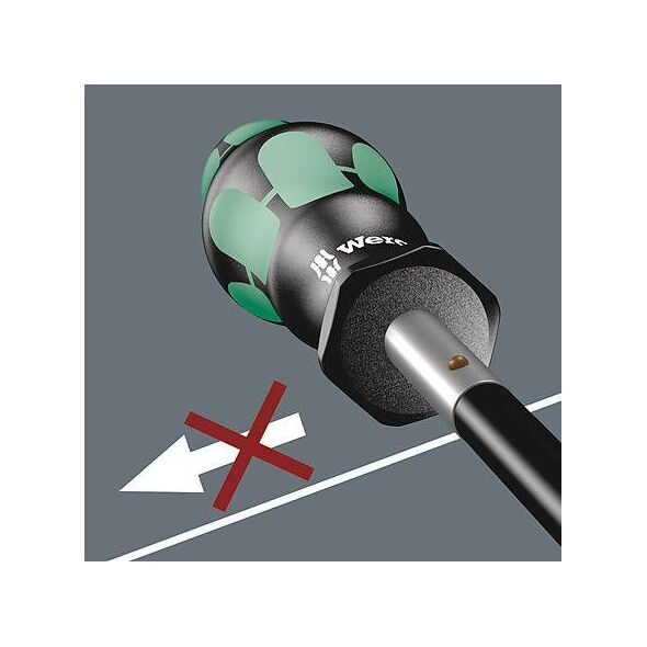 Wera Wkrętak Nasadowy Giętki Trzpień Sześciokątny Łeb 8mm Kraftform do Opasek Zaciskowych i Śrub 391 Wera