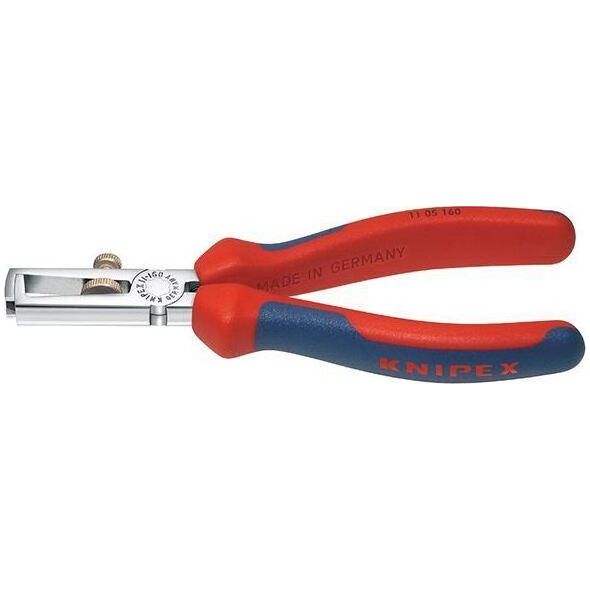 Knipex Szczypce do ściągania izolacji z przewodów Knipex 11 05 160 chromowane