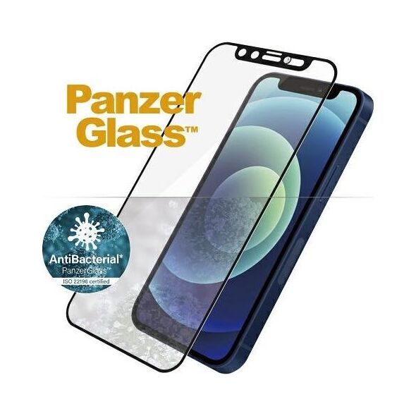 PanzerGlass E2E Microfracture do iPhone 12 Mini 5,4" CamSlider Swarovsky Case Friendly AntiBacterial