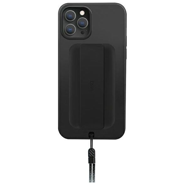 Uniq UNIQ etui Heldro iPhone 12 Pro Max 6,7" czarny/midnight black Antimicrobial