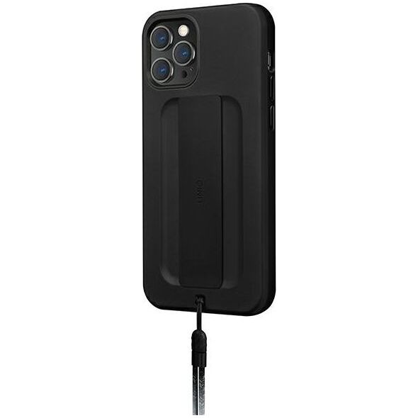 Uniq UNIQ etui Heldro iPhone 12 Pro Max 6,7" czarny/midnight black Antimicrobial
