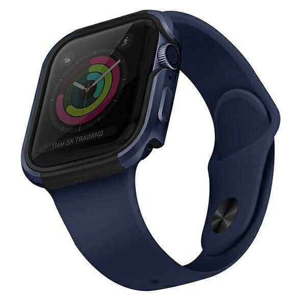 Uniq Etui Valencia Apple Watch Series 4/5/6/SE 40mm niebieskie