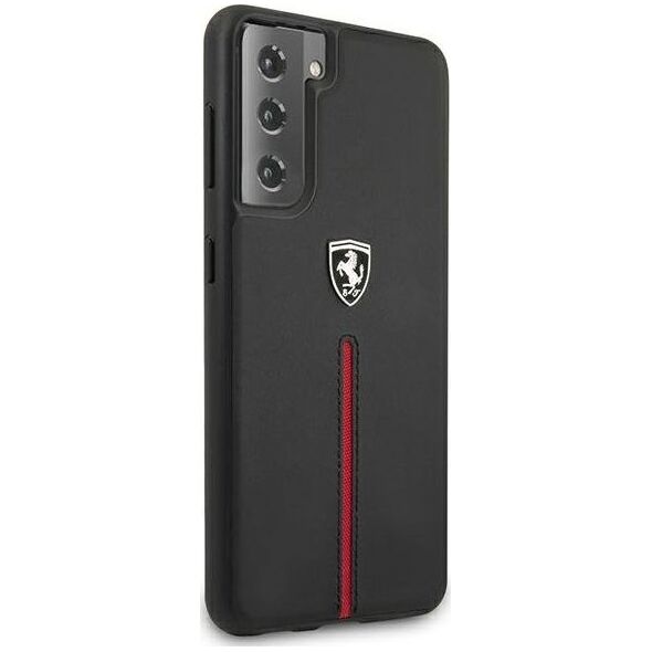Ferrari Ferrari FEOSIHCS21SBK S21 G991 czarny/black hardcase Off Track Leather Nylon Stripe