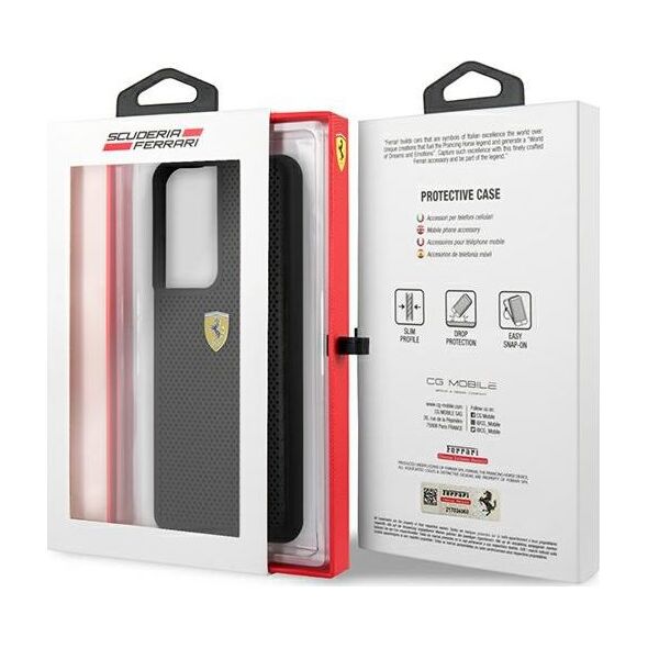 Ferrari Ferrari FESPEHCS21LBK S21 Ultra G996 czarny/black hardcase On Track Perforated