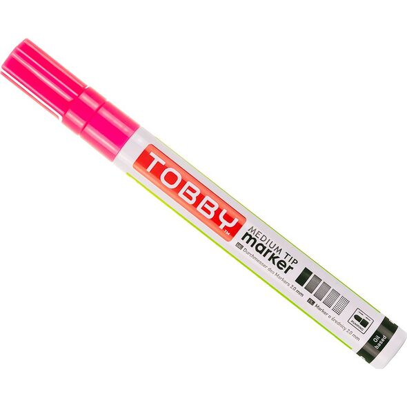 Tobby TOBBY MARKER OLEJOWY Kolor Jasno-różowy UV