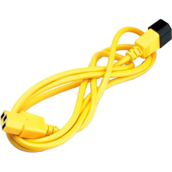Kabel zasilający Value ROLINE Kabel zasilający C14 - C13, IEC 320, żółty, 3 m