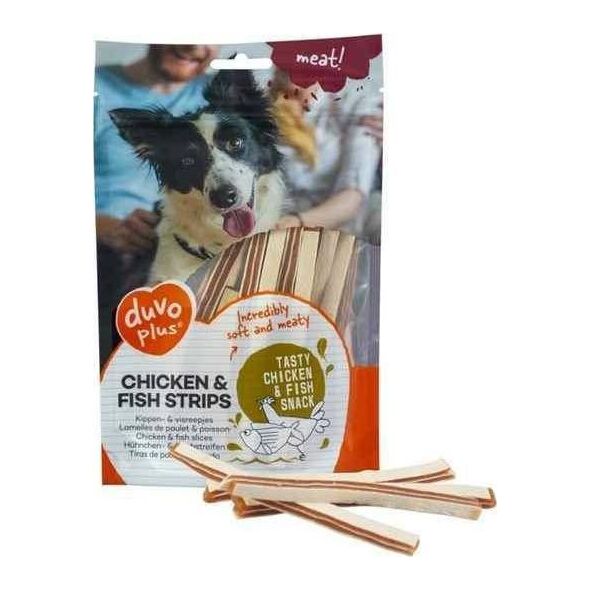Duvo+ DUVO+ 80g CHICKEN&FISH STRIPS /20