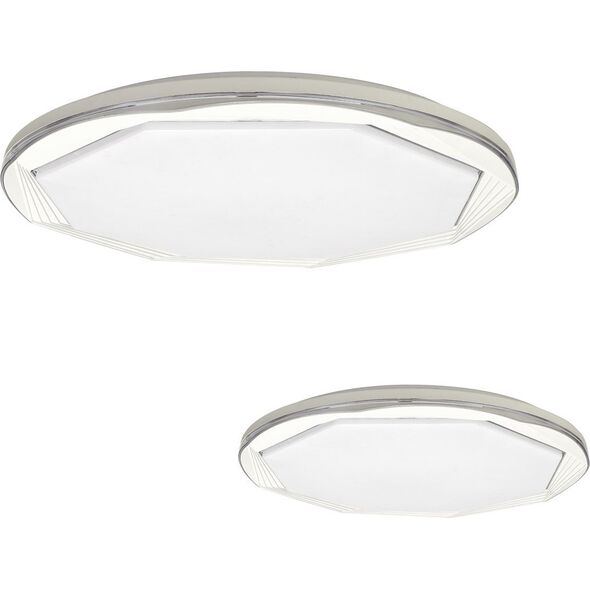 Lampa sufitowa Milagro Nowoczesny plafon do salonu Milagro OPTIMA ledowy ML6400
