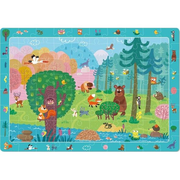 Dodo Puzzle obserwacyjne 80 Leśni przyjaciele