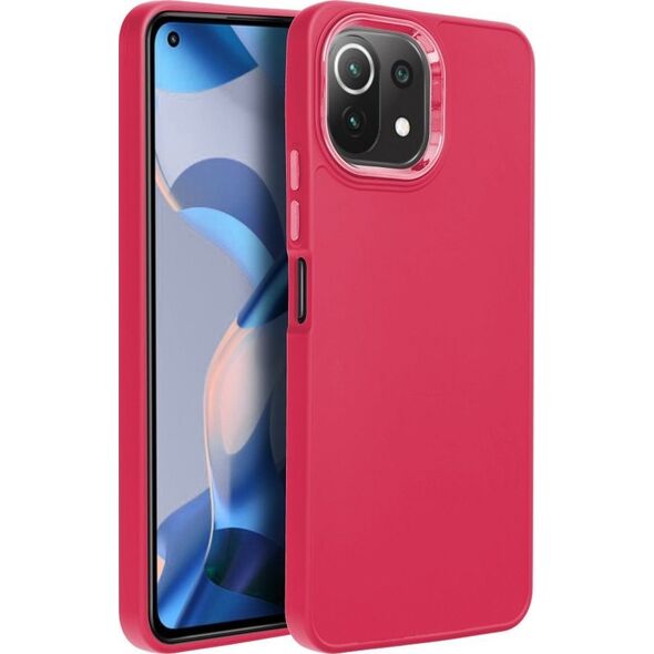 OEM Futerał FRAME do XIAOMI Mi 11 Lite 5G / Mi 11 Lite LTE ( 4G ) / Mi 11 Lite NE magenta