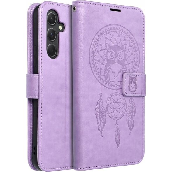 OEM Kabura MEZZO Book do SAMSUNG A25 5G łapacz snów fioletowy