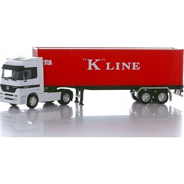 Welly WELLY Truck z przyczepą 1:32 Mercedes Benz Actros K LINE