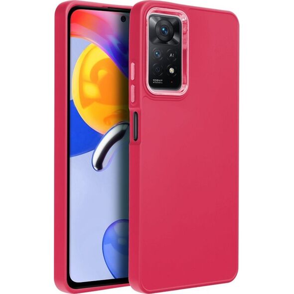 OEM Futerał FRAME do XIAOMI Redmi Note 11 Pro / 11 Pro 5G magenta