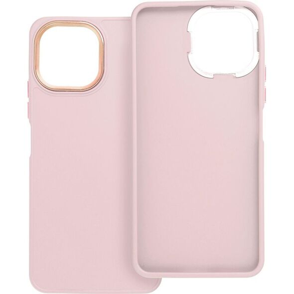 OEM Futerał FRAME do XIAOMI Mi 11 Lite 5G / Mi 11 Lite LTE ( 4G ) / Mi 11 Lite NE  pudrowy róż