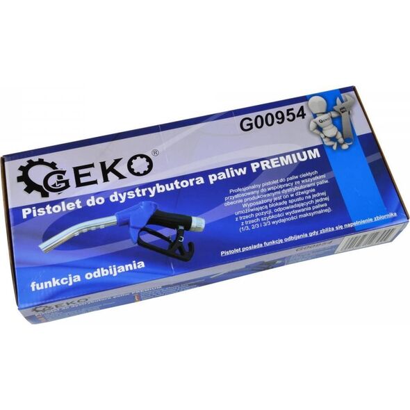 Geko PISTOLET DO DYSTRYBUTORA PALIW Z FUNKCJĄ ODBIJANIA PROFI (10) G00954 GEKO