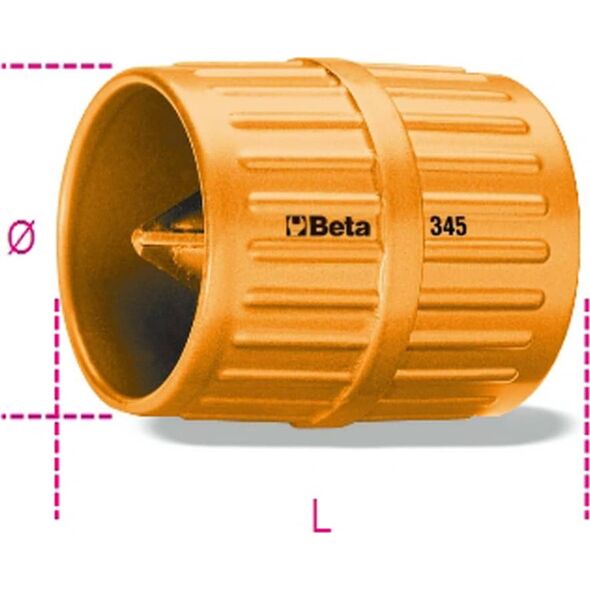 Beta Tools GRATOWNIK DO RUR FI 1/8-1"5/8 345 BETA UTENSILI S.P.A.