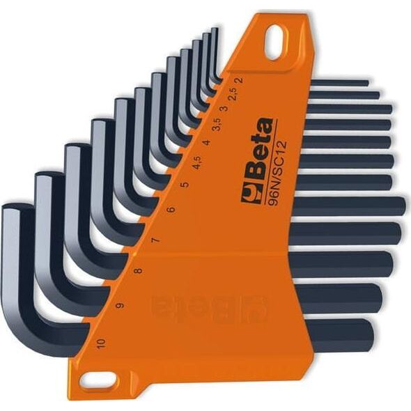 Beta Tools KPL.KLUCZY TRZPIEN.KĄTOWYCH 2-10MM 12SZT 96N/SC12 BETA UTENSILI S.P.A.