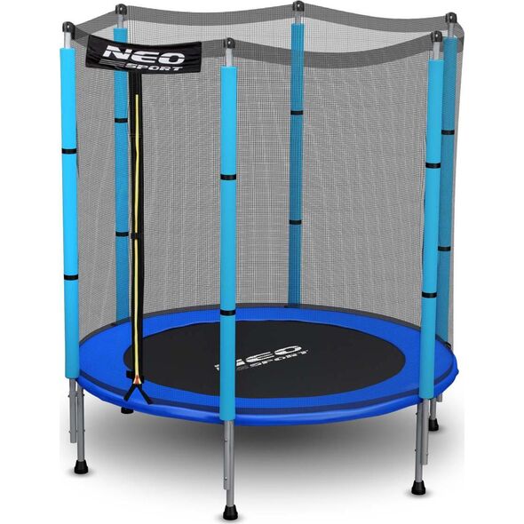 Trampolina ogrodowa Neo-Sport NS-04Z200F z siatką zewnętrzną 4.5 FT 140 cm