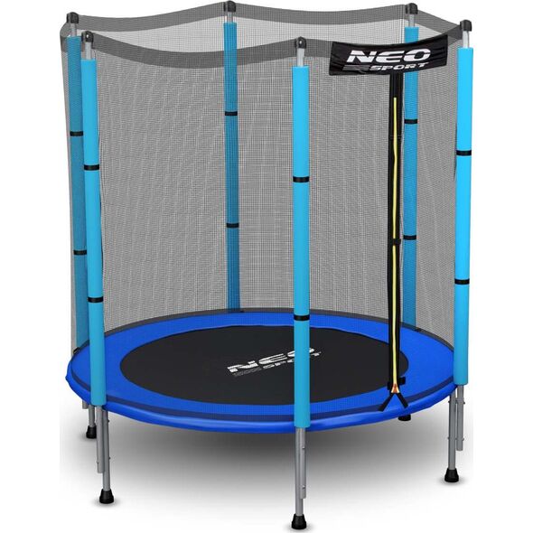 Trampolina ogrodowa Neo-Sport NS-04Z200F z siatką zewnętrzną 4.5 FT 140 cm