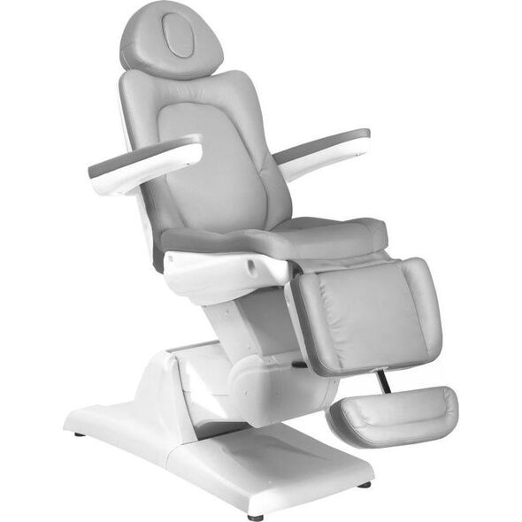 FOTEL KOSMETYCZNY ELEKTR. AZZURRO 870 3 SILN. SZARY