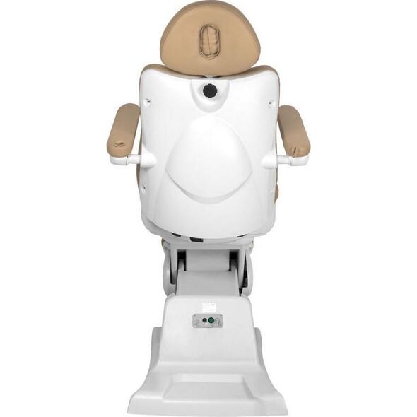 FOTEL KOSMETYCZNY ELEKTR. AZZURRO 870 3 SILN. CAPPUCCINO