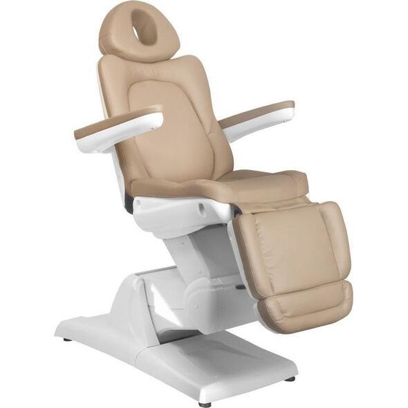 FOTEL KOSMETYCZNY ELEKTR. AZZURRO 870 3 SILN. CAPPUCCINO