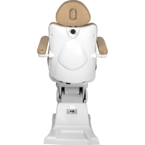 FOTEL KOSMETYCZNY ELEKTR. AZZURRO 870S PEDI 3 SILN. CAPPUCCINO