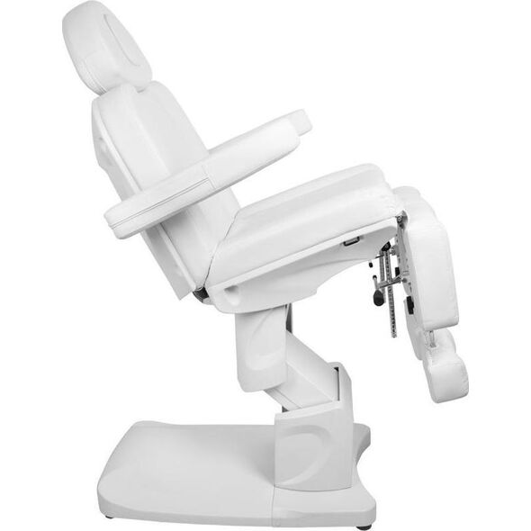 FOTEL KOSMETYCZNY ELEKTR. AZZURRO 708AS PEDI 3 SILN. BIAŁY