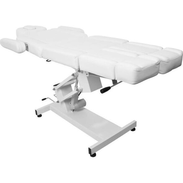 FOTEL KOSMETYCZNY ELEKTR. AZZURRO 706 PEDI 1 SILN. BIAŁY