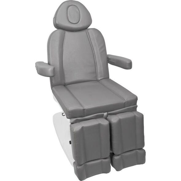 FOTEL KOSMETYCZNY ELEKTR. AZZURRO 708AS PEDI 3 SILN. SZARY