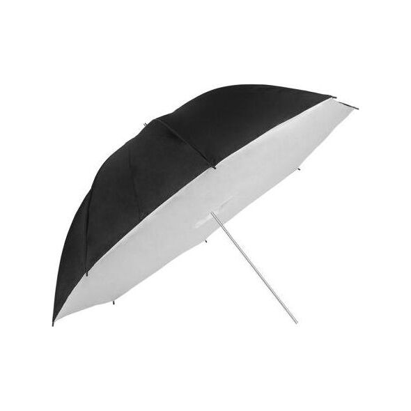 GlareOne Parasolka studyjna GlareOne srebrna z dyfuzorem 110cm