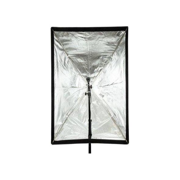 GlareOne Softbox prostokątny GlareOne Parasolkowy 80x120cm z dyfuzorem do lamp reporterskich