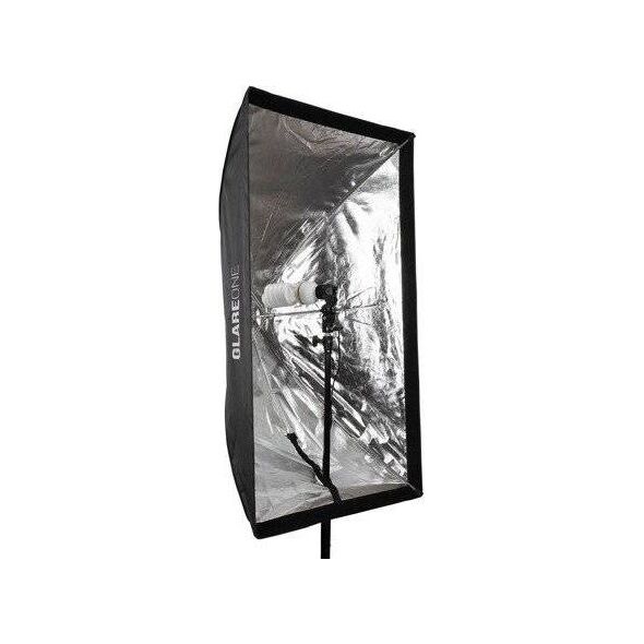 GlareOne Softbox prostokątny GlareOne Parasolkowy 80x120cm z dyfuzorem do lamp reporterskich