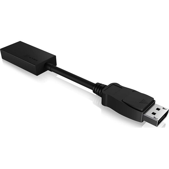 Adapter AV Icy Box DisplayPort - HDMI czarny (IB-AC508A)