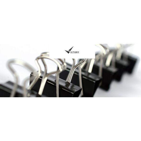Victory Office Product SPINACZE BIUROWE VICTORY OFFICE 22MM 1000 SZT. TRÓJKĄTNE SŁOIK DUŻY
