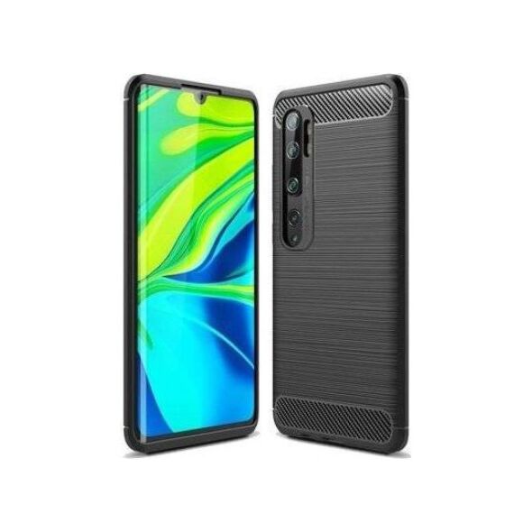 CASE ETUI CARBON LUX CZARNY XIAOMI MI 10 PRO