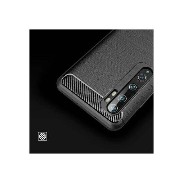 CASE ETUI CARBON LUX CZARNY XIAOMI MI 10 PRO