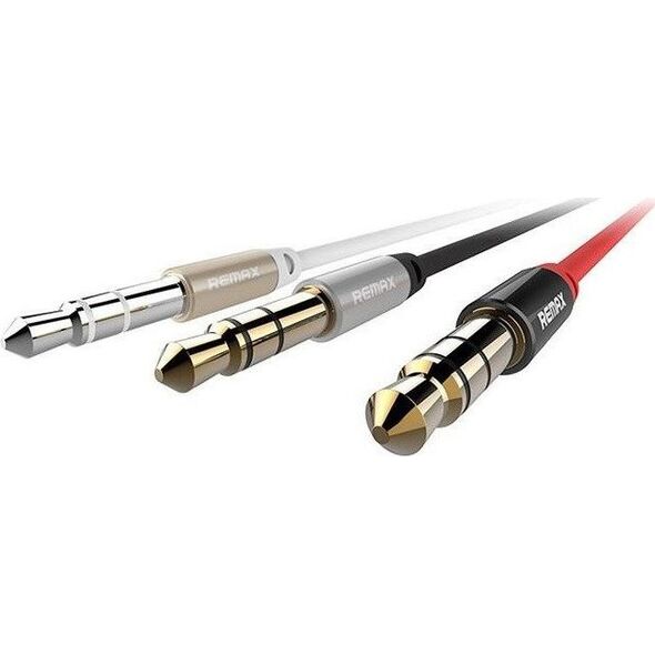 Kabel Remax Jack 3.5mm - Jack 3.5mm 1m szary (RL-L100 Black)