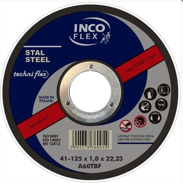 Techniflex Tarcza Płaska T1a 115x1.0x22